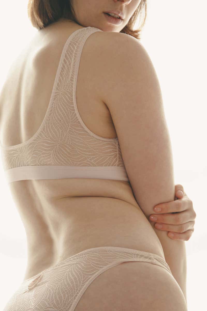 Brassière Savannah dentelle rose pâle - Image 4