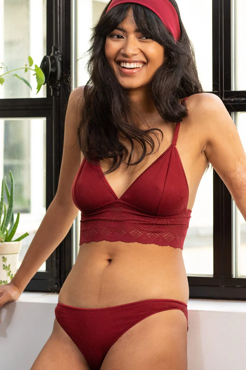 Bustier Dawa grenat - XS - Image 3