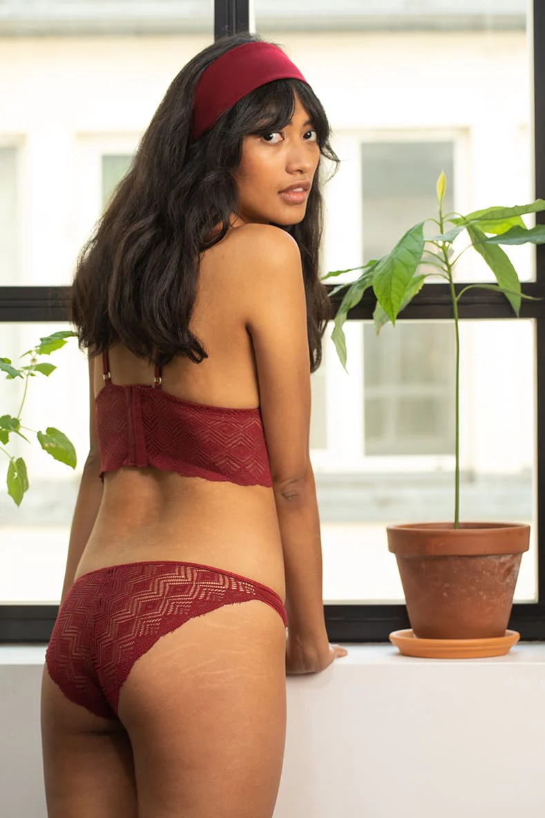 Bustier Dawa grenat - XS - Image 4
